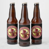 Zelfgemaakte appelcider Sjabloon Bier Etiket (Flessen)