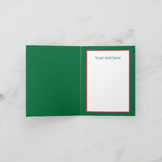 Zelfgemaakte appeltaart recept aanpasbaar feestdagen kaart (Binnen)