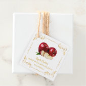  zelfgemaakte Apple Butter Square Hang Label (In situ)