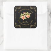  zelfgemaakte Apple Jam Square Label (Tas)