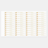 Zelfgemaakte Apple Jam Thin Seal Label (Vel)