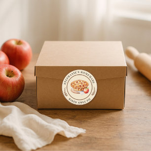 Zelfgemaakte Apple Pie Custom Sticker