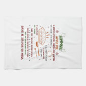 Zelfgemaakte Apple Pie Recept Theedoek (Horizontaal)