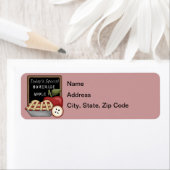 Zelfgemaakte Apple Pie retour adreslabel Etiket (Insitu)