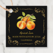  Zelfgemaakte Apricot Jam Square Hang Label (Voorkant)