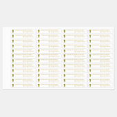 Zelfgemaakte asperges Pickle Thin Label (Vel)