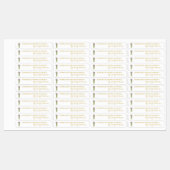 Zelfgemaakte asperges Pickle Thin Label (Vel)