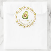  zelfgemaakte avocado pesto label l wit (Tas)