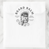 Zelfgemaakte baard balsem nautisch label (Tas)