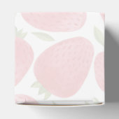 Zelfgemaakte bad & body verpakking | Aardbei Bedankdoosjes (Bovenkant)