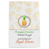 Zelfgemaakte bad & body verpakking | ananas medium cadeauzakje (Voorkant)