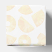 Zelfgemaakte bad & body verpakking | ananasdoos bedankdoosjes (Bovenkant)