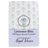 Zelfgemaakte bad & body verpakking | Lavendel Medium Cadeauzakje (Voorkant)