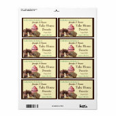 Zelfgemaakte Baked Goods Assortiment Verpakking Etiket (Full Sheet)