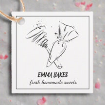 Zelfgemaakte Baked Goods gemaakt met liefde Busine