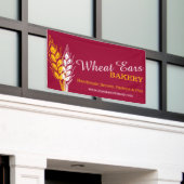 Zelfgemaakte baking business signage banner (Buitenkant Gebouw)