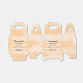 Zelfgemaakte bakkerij gemaakt met liefde add text bedankdoosjes (Uitgevouwen)