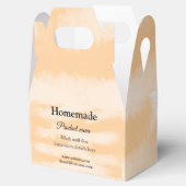 Zelfgemaakte bakkerij gemaakt met liefde add text bedankdoosjes (Geopend)