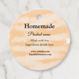 Zelfgemaakte bakkerij gemaakt met liefde add text  bedankjes labels