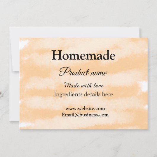 Zelfgemaakte bakkerij gemaakt met liefde add text feestdagenkaart (Voorkant)