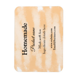 Zelfgemaakte bakkerij gemaakt met liefde add text  magneet