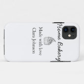 Zelfgemaakte bakkerij voeg uw tekst naam aanpasbaa Case-Mate iPhone case (Achterkant (horizontaal))