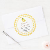 Zelfgemaakte Banaanbrood Cake Etiket (Envelop)