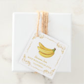  Zelfgemaakte Banana Jam Square Hang Label (In situ)