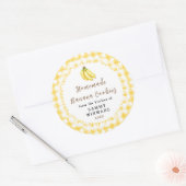 Zelfgemaakte Bananenkoekjes Etiket (Envelop)
