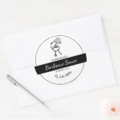 Zelfgemaakte Barbecuesaus BBQ Label (Envelop)