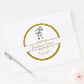 Zelfgemaakte Barbecuesaus BBQ Label (Envelop)