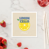 Zelfgemaakte Beige Love Limoncello Likeur Servet (Insitu)