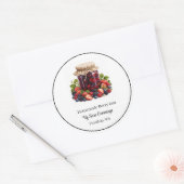 Zelfgemaakte Bessengelei Stickers (Envelop)