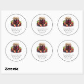 Zelfgemaakte Bessengelei Stickers (Vel)