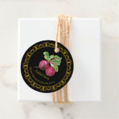 zelfgemaakte bietenwortel augurk hang Label (In situ)