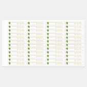 Zelfgemaakte bietenwortel Pickle Thin Label (Vel)