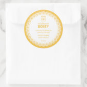 Zelfgemaakte biologische honing Sticker (Tas)