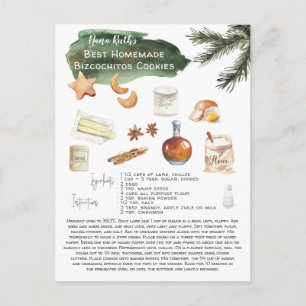 Zelfgemaakte Bizcochitos Recept   Vakantie Briefkaart