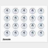 Zelfgemaakte Blueberry Jam Jar Label (Vel)