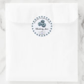 Zelfgemaakte Blueberry Jam Jar Label (Tas)