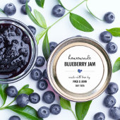 Zelfgemaakte Blueberry Jam Jar Label Sticker
