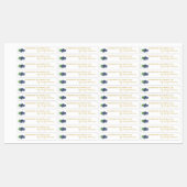 Zelfgemaakte Blueberry Jam Thin Label (Vel)