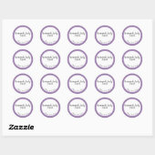Zelfgemaakte body scrub ronde sticker (Vel)
