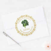 zelfgemaakte boerenkool pesto label l wit (Envelop)