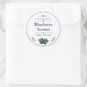 Zelfgemaakte Bosbesscones Label (Tas)