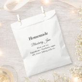 Zelfgemaakte bosbessen jam gemaakt met liefde en t bedankzakje (Geknipt)