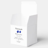 Zelfgemaakte bosbessengelei gemaakt met liefde voe bedankdoosjes (Geopend)