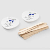 Zelfgemaakte bosbessenjam gemaakt met liefde en te handwaaier (Niet-gemonteerd)