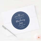 Zelfgemaakte Bosbessenjam Label (Envelop)