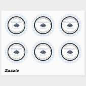 Zelfgemaakte Bosbessenjam Label Sticker (Vel)